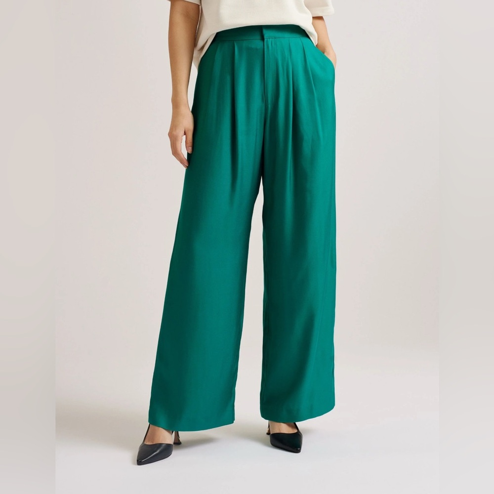 *NWT* Ted Baker Teal Wide Leg Trousers - Krissi style - size 4